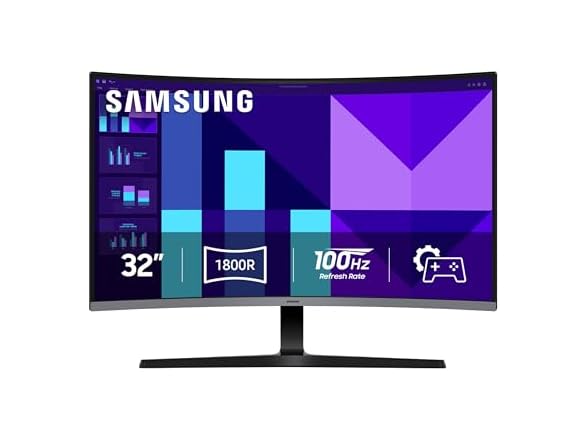 Samsung 32" FHD Curved Monitor | LS32D396GANXZA