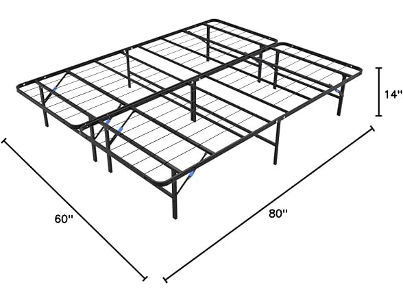 Nestl Foldable Queen Bed Frame, Queen