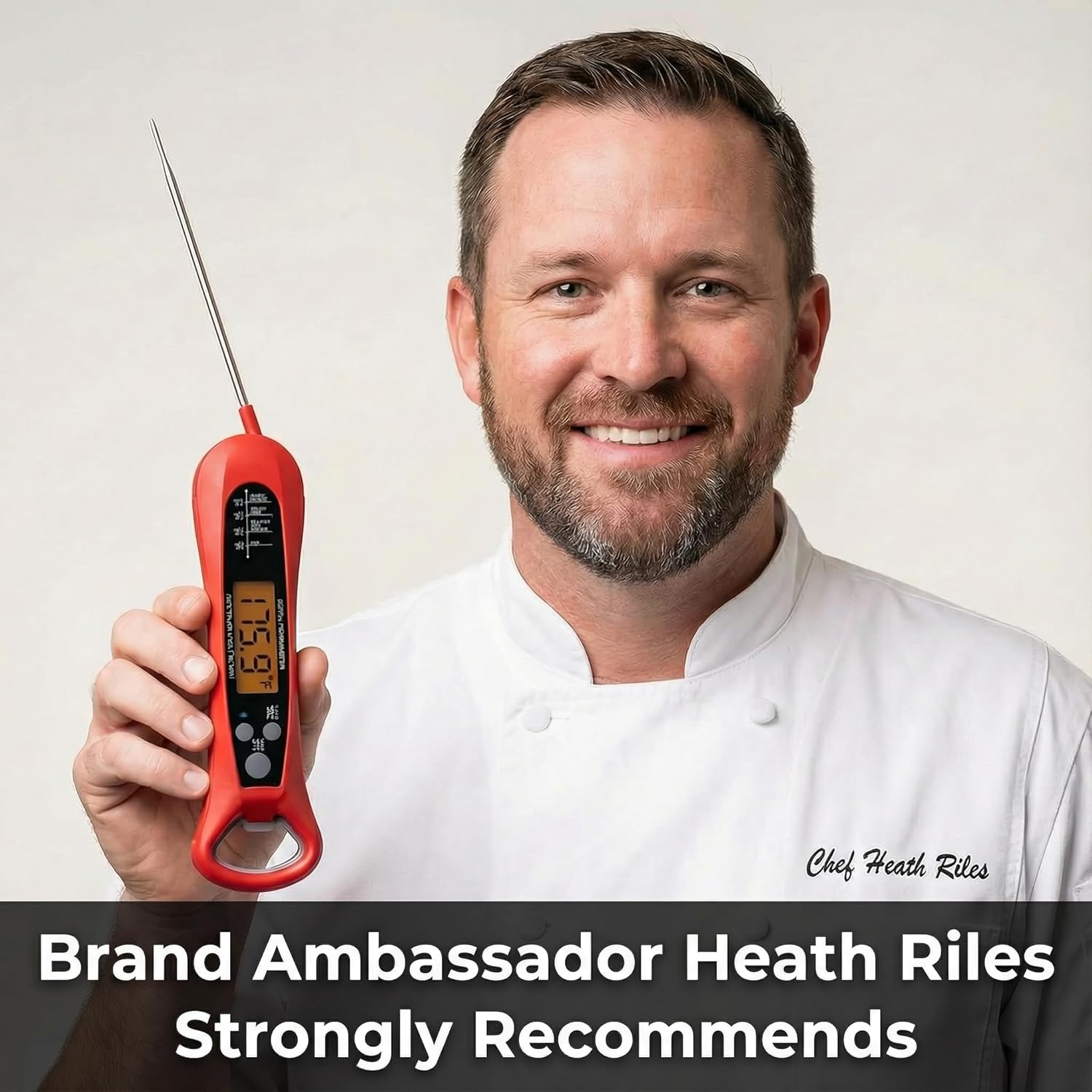 NIUTA Meat Thermometer, Red - Gallery 2