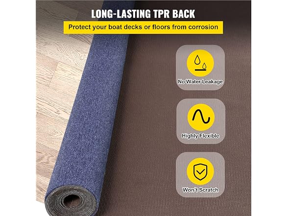 Deep Blue Marine Carpet 6 ft x 13.1 ft Marine