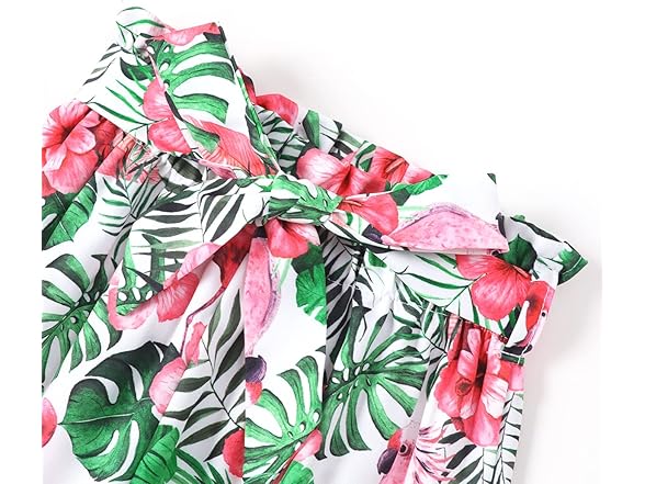 Hawaiian Tropical Toddler Girl Outfit