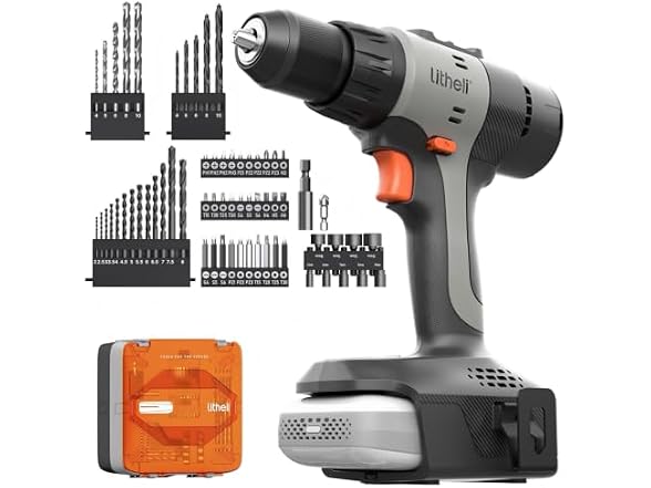 Litheli 20V Cordless Drill Driver Set