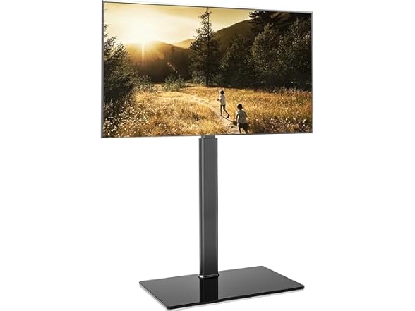 FITUEYES Floor TV Stand | No Shelves