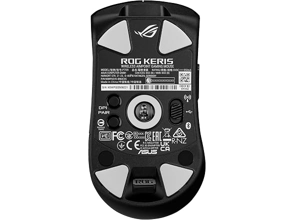 ASUS ROG Keris Wireless AimPoint Mouse, 75g, Black