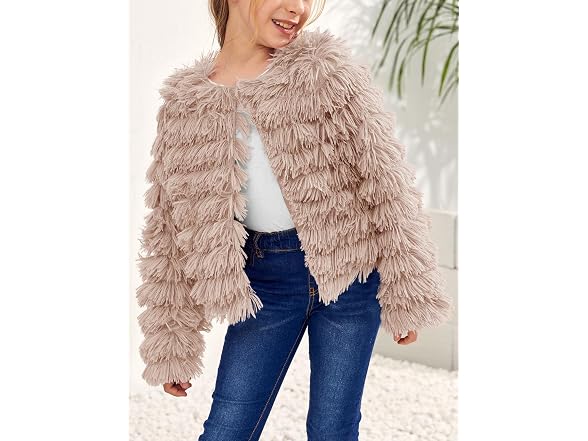 Inorin Girls (5-6 Years) Open Front Cardigan Tops