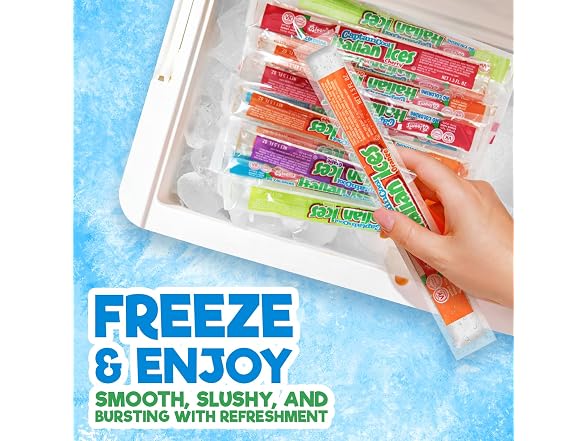 Clear | Italian Ice Freeze Pops 36 Count