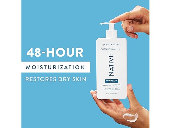Native Body Lotion Sea Salt & Cedar