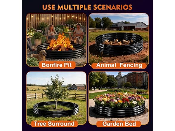 IBGUC Large Fire Pit for Outside