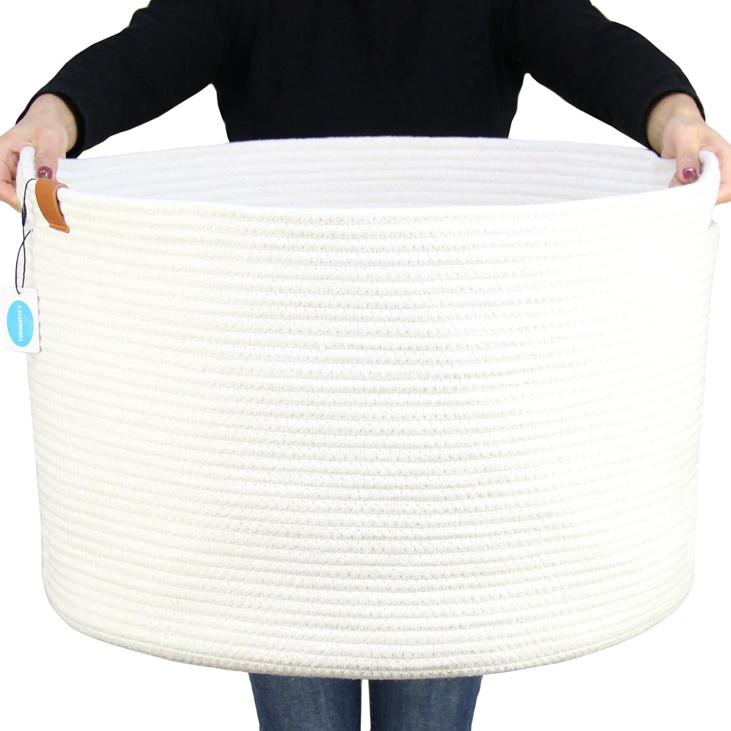 Casaphoria XXXLarge Cotton Rope Basket - Gallery 17