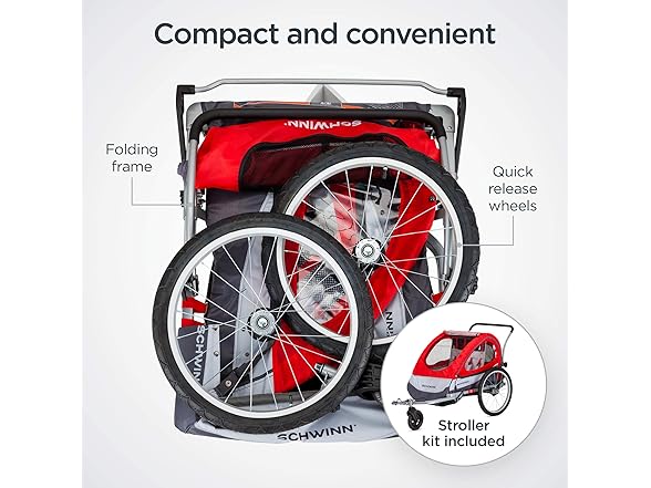 Schwinn Trailblazer Double Child Trailer