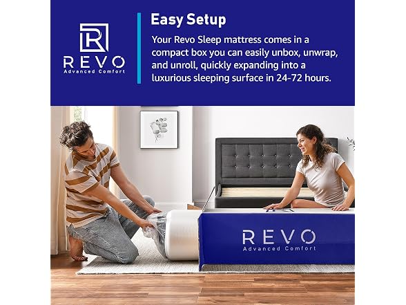 REVO Sleep 14" Twin XL Gel Memory Foam Mattress