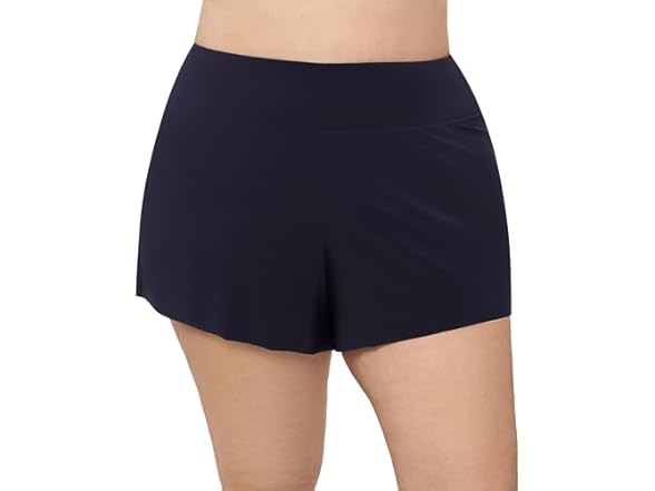 Aqua Green Women's Navy Beach Short (XL)