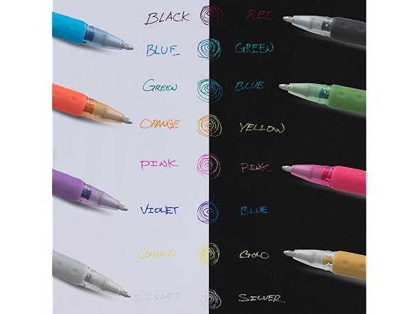 Pentel Sparkle Pop Metallic Gel Pen