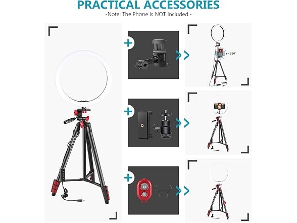 Neewer 10-inch LED Ring Light Selfie