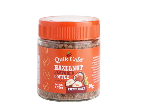 (6pk) Instant Freeze-Dried Coffee - Hazelnut Flavor