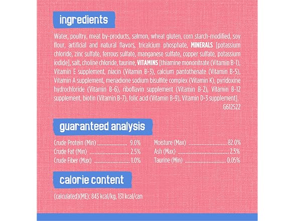 24PK Purina Friskies Shreds With Salmon in Sa