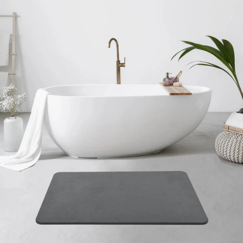 Diatomaceous Quick-Drying Stone Bath Mat - Gallery 11