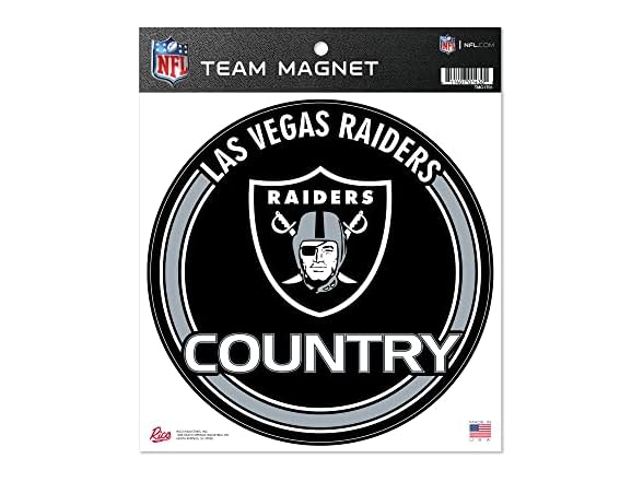 Las Vegas Raiders Round Magnet