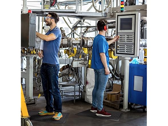 Doortex Black Anti-Fatigue BubbleMat - 36" x 48"