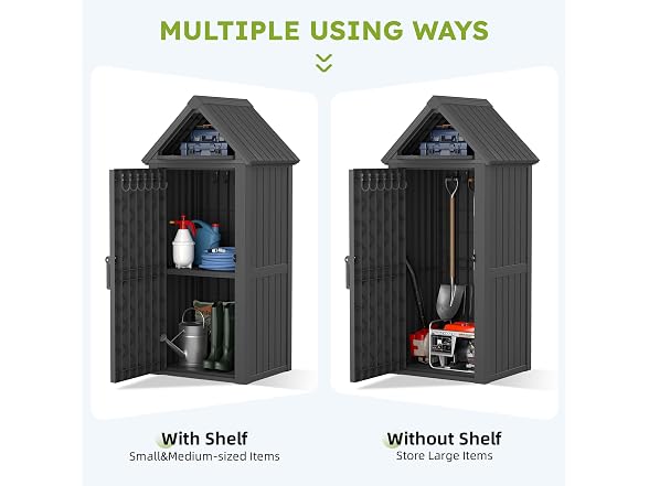 WTFGO Vertical Outdoor Storage Shed - Gallery 3