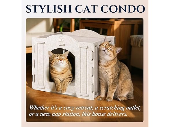 Apasiri Cat House Scratch-Resistant