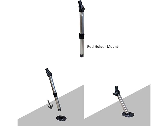 Oceansouth Small Bait Board with Rod Holder Mount