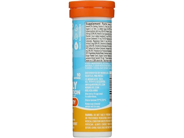Nuun Immunity Orange Citrus 10ct