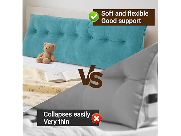 Dollate Triangular Bed Wedge Pillows