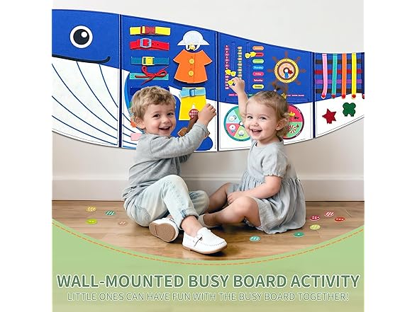 Rivibou Whale Busy Board