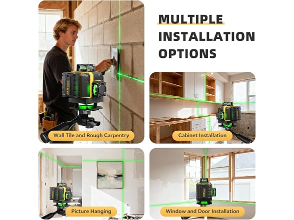 Tsokzo 16 Lines Laser Level with Tripod - Gallery 7