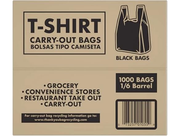 Generic Black Plastic Bags