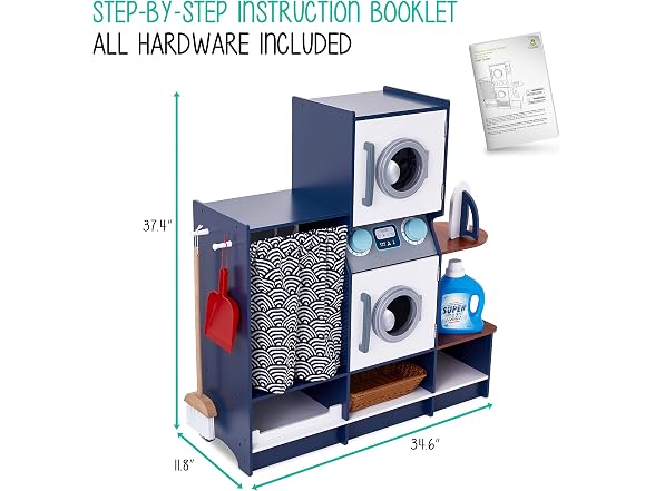 Wooden Laundry Playset