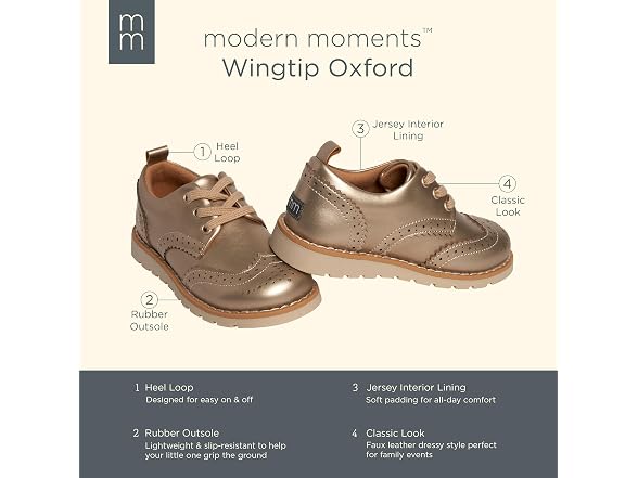 MODERNMOMENTS by Gerber Unisex Baby Oxfords