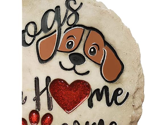 Spoontiques Garden Décor Dogs Make a Home Pawsome Stepping Stone
