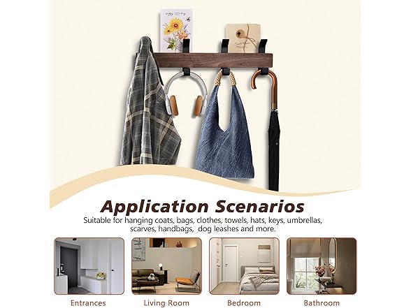 Wall Mount Coat Rack 15