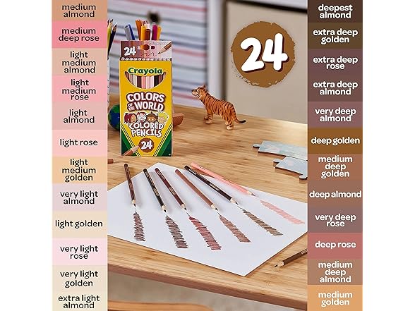 Crayola Colors of the World Colored Pencil Set