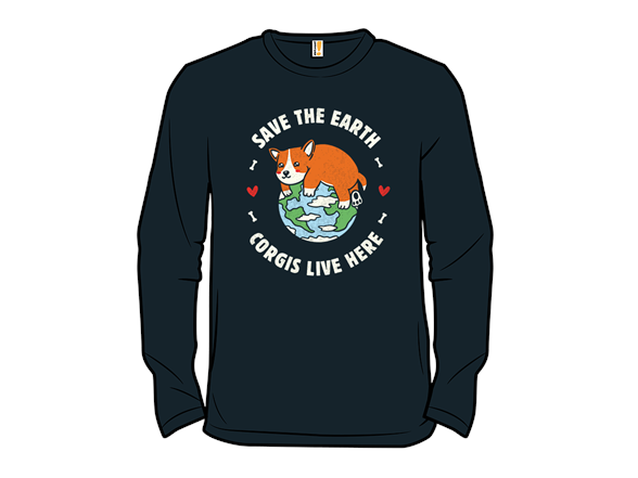 Save the Earth Corgis Live Here