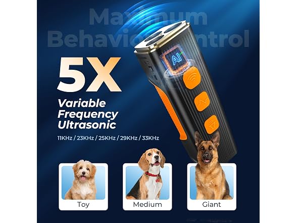 LQYDQSC Ultrasonic Dog Bark Deterrent
