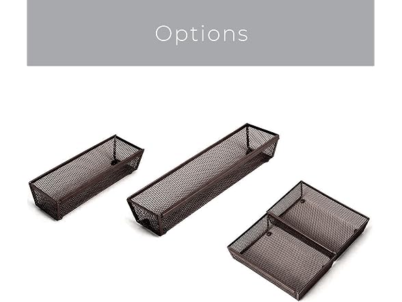 Smart Design Smart Design Drawer 12"x3" Organizer - Set of 6 - Gallery 7