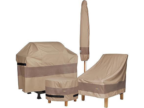 Round Patio Table & Chair Set Cover