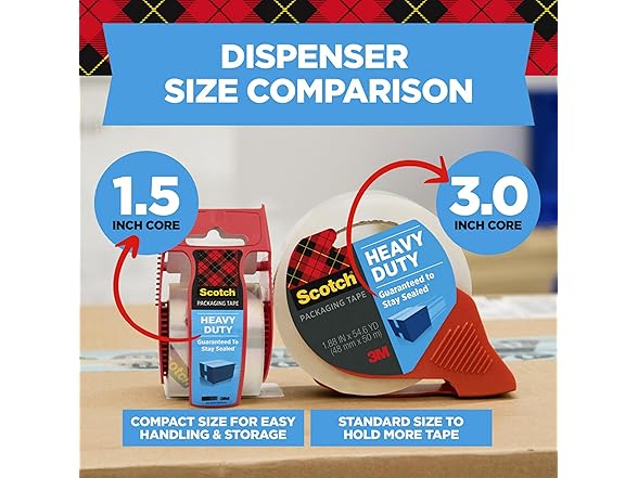Scotch Heavy Duty Shipping Packaging Tape