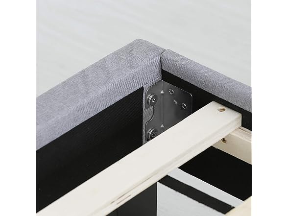 Furinno Laval Bed Frame Cal King, Glacier