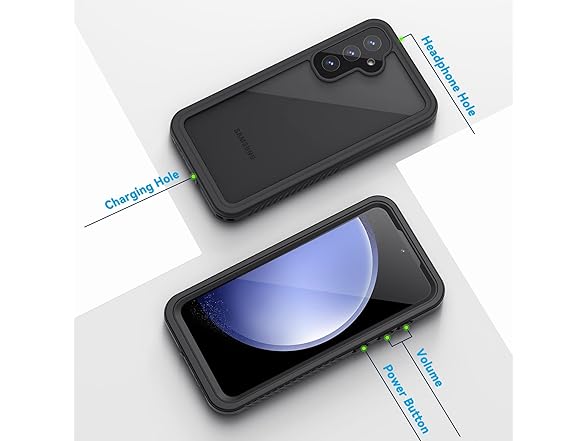 Lanhiem Waterproof Case Galaxy S23 FE