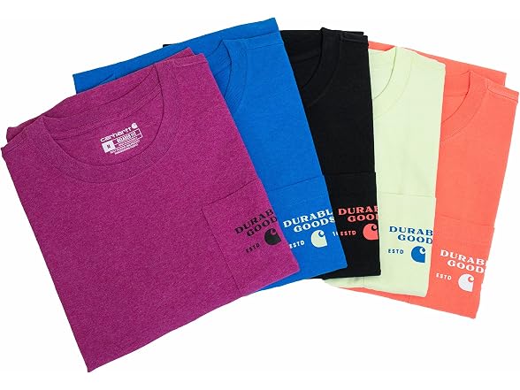 Carhartt Men (XS) Logo T-shirt Hint Lime