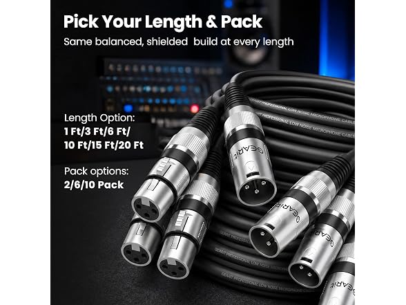 GEARit XLR Cables