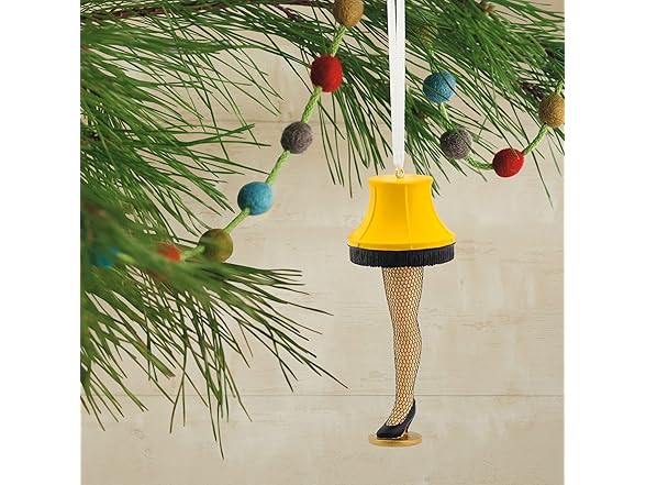 Hallmark A Christmas Story Leg Lamp Resin Christmas Ornament