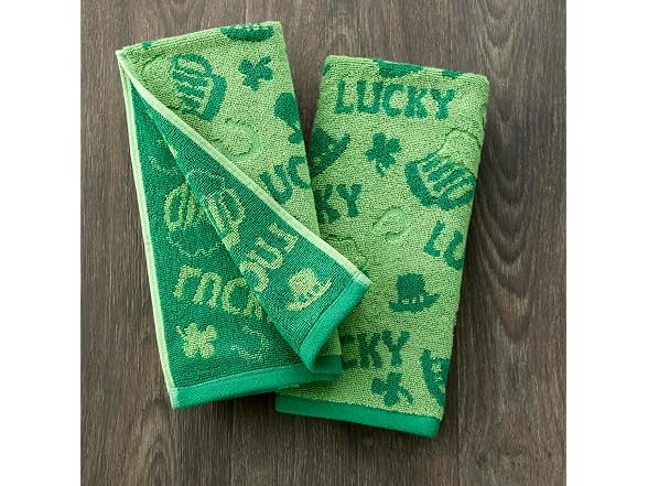 SKL Home St. Patrick's Day Lucky Jacquard 100% Cotton
