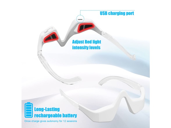 LitePow  Red Light Therapy Glasses