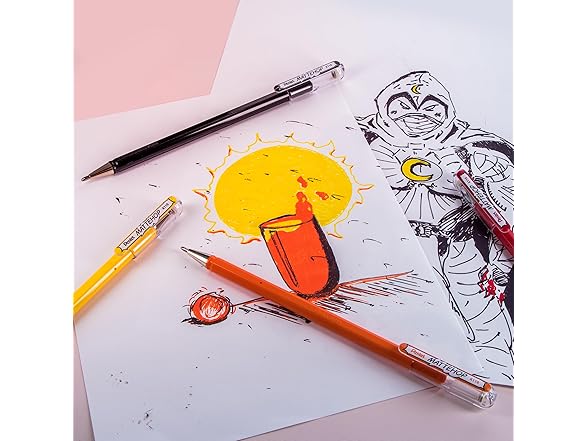 Pentel Arts Mattehop Gel Pen, (1.0mm), Bold L