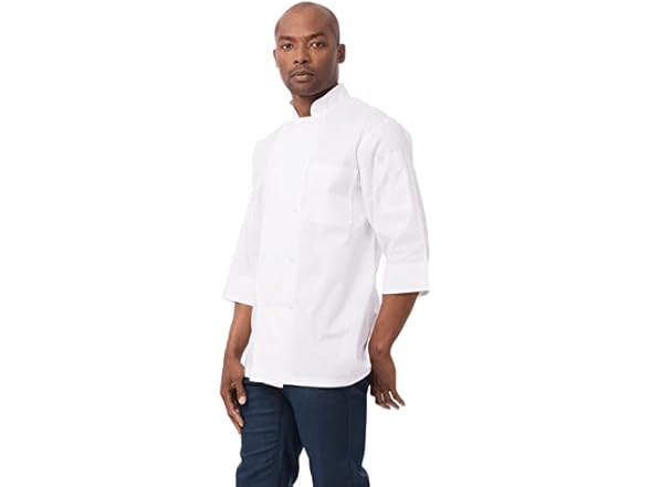 Chef Works Men's Morocco Chef Coat (L)